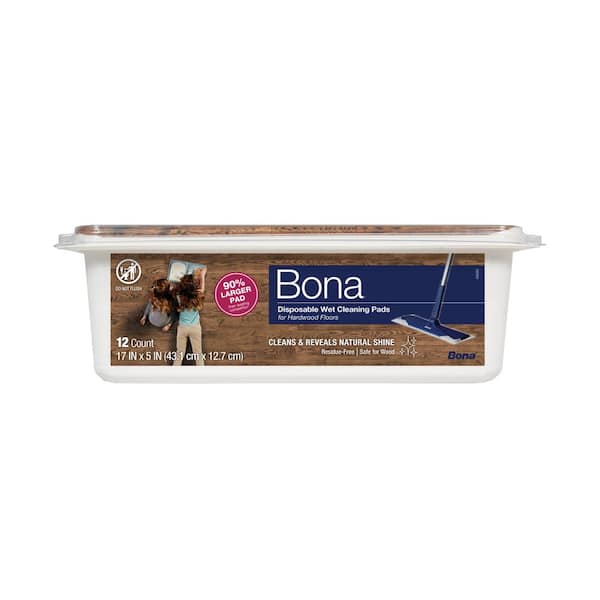 Bona Hardwood Floor Wet Cleaning Pads (12-Pack) AX0003506
