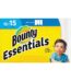 Bounty Essentials Select-A-Size White 2 Ply Paper Towel Roll (78-Sheets per Roll, 12 Rolls per Pack) PGC75720