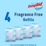 DampRid 10.5 oz. Fragrance Free Moisture Absorber Refill Pouch (4-Pack) FG92