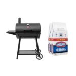 Kingsford 16 lbs. Original BBQ Charcoal Briquettes with Blazer Charcoal Grill in Black (2-Pack) B-322986025-2