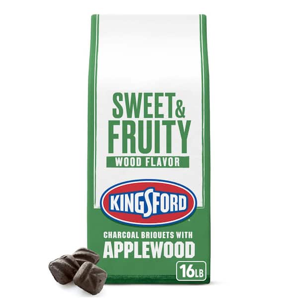 Kingsford 16 lbs. Original BBQ Smoker Charcoal Grilling Briquettes with Applewood 10044600320721