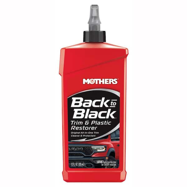 MOTHERS 12 oz. Back-to-Black Trim and Plastic Restorer Liquid 06112