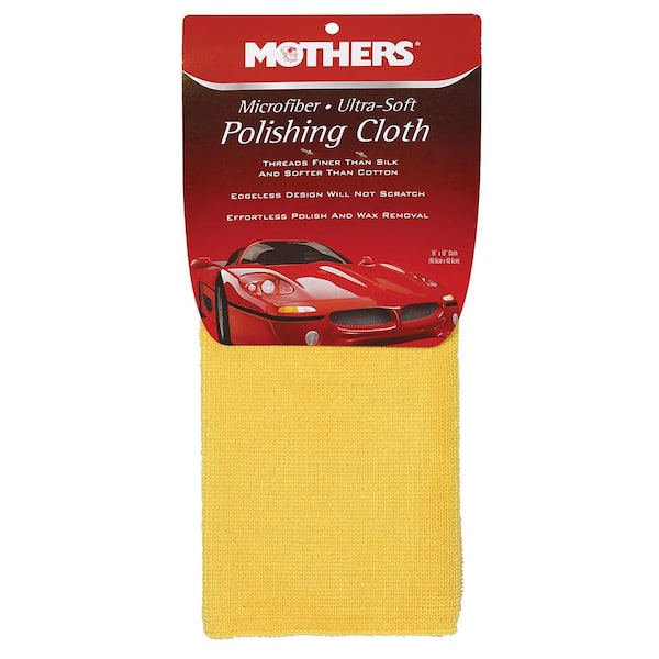 MOTHERS 16 in. x 16 in. Ultra-Soft Car Polishing Cloth 155200