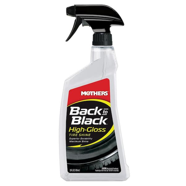 MOTHERS 24 oz. Back-to-Black High Gloss Tire Shine Spray 06924