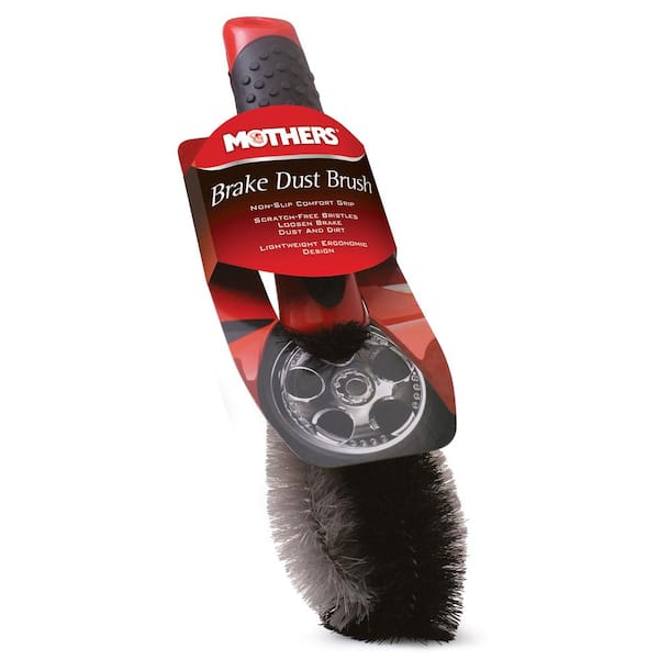 MOTHERS Automotive Car Care Brake Dust Brush with Scratch-Free Bristles 156100