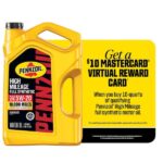Pennzoil Full Synthetic High Mileage Motor Oil SAE 5W-20 Motor Oil 5 qt. 550069990