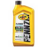 Pennzoil Platinum SAE 0W-20 Full Synthetic Motor Oil 1 Qt. 550036541