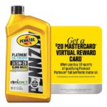Pennzoil Platinum SAE 5W-20 Full Synthetic Motor Oil 1 Qt. 550022686