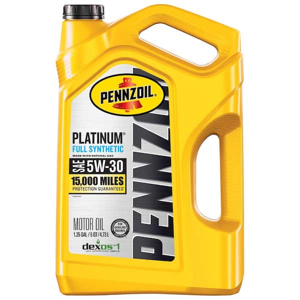 Pennzoil Platinum SAE 5W-30 Full Synthetic Motor Oil 5 Qt. 550046126