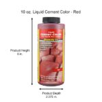 Quikrete 10 oz. Liquid Cement Color - Red 131703