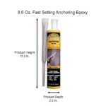 Quikrete 8.6 oz. Fast-Setting Anchoring Epoxy 862030