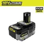RYOBI ONE+ 18V 6.0 Ah Lithium-Ion HIGH PERFORMANCE Battery PBP007