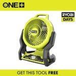 RYOBI ONE+ 18V Cordless Hybrid WHISPER SERIES 7-1/2 in. Fan (Tool Only) PCL811B