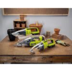 RYOBI ONE+ 18V Lithium-Ion 4.0 Ah Battery, 2.0 Ah Battery, and Charger Kit with FREE ONE+ Cordless Wet/Dry Hand Vacuum PCL702B-PSK106SB