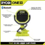 RYOBI ONE+ 18V Lithium-Ion 4.0 Ah Battery, 2.0 Ah Battery, and Charger Kit with FREE ONE+ Cordless VERSE Clamp Speaker PCL615B-PSK106SB