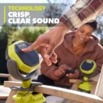 RYOBI ONE+ 18V Lithium-Ion 4.0 Ah Battery, 2.0 Ah Battery, and Charger Kit with FREE ONE+ Cordless VERSE Clamp Speaker PCL615B-PSK106SB