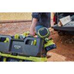 RYOBI ONE+ 18V Lithium-Ion 4.0 Ah Battery, 2.0 Ah Battery, and Charger Kit with FREE ONE+ Cordless VERSE Clamp Speaker PCL615B-PSK106SB