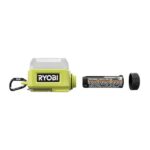 RYOBI USB Lithium Cordless Compact Area Light Kit with 2.0 Ah USB Battery and Charging Cable FVL59K
