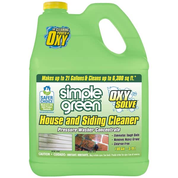 Simple Green 1 Gal. Oxy Solve House and Siding Pressure Cleaner Washer Concentrate 2310000418232