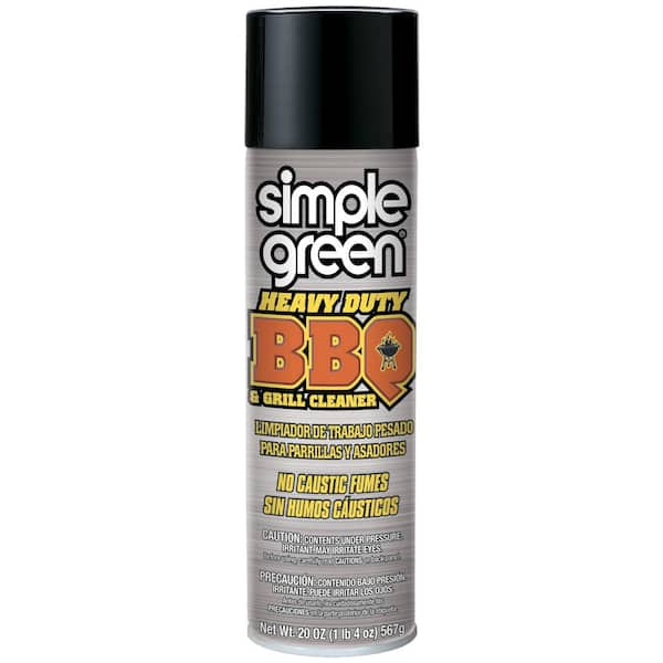 Simple Green 20 oz. Heavy-Duty Aerosol BBQ and Grill Degreaser 0310001260014