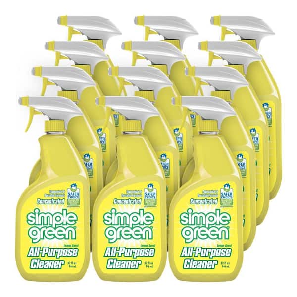 Simple Green 32 oz. Lemon Scent All-Purpose Cleaner (Case of 12) 3011001214003
