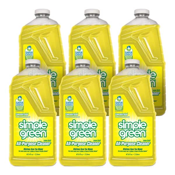 Simple Green 67.6 oz. Lemon Scent All-Purpose Cleaner (Case of 6) 3010000614007