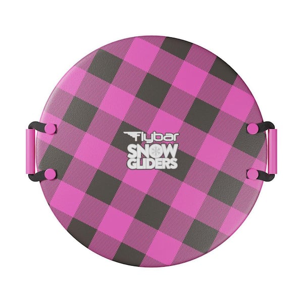 Unbranded Flybar Snow Sled for Kids Foam Saucer Disc Sled Ages 6 Plus Easy Grip Handles, Snow Toys for Kids Outdoor Up to 110 lbs. FB101661