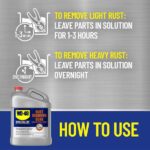 WD-40 SPECIALIST 1 Gal. Rust Remover Soak, Dissolves Rust Safely, Biodegradable 300042