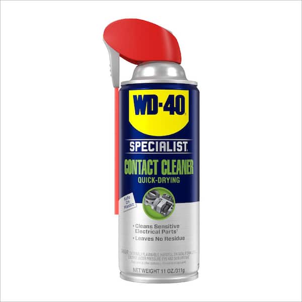 WD-40 SPECIALIST 11 oz. Contact Cleaner, Quick-Drying Electric Equipment Cleaner with Smart Straw 300554