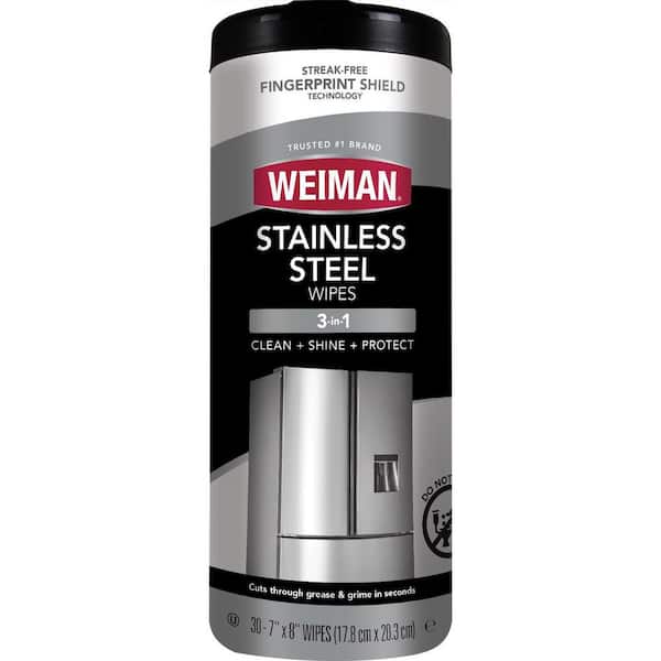 Weiman 12 oz. Stainless Steel Cleaner Wipes 92A
