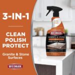 Weiman 24 oz. Granite and Stone 3-in-1 Clean Shine and Protect Countertop Polish 114