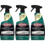 Weiman 24 oz. Granite and Stone Disinfectant Countertop Cleaner and Polish Spray (3-Pack) 109A COMBO1