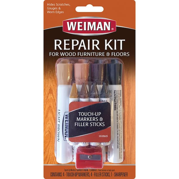 Weiman Wood Furniture and Floors Repair Kit Markers (4 Count) 511D