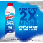 Windex 19 oz. Glass Cleaner Fast Shine Foam, Rainshower Scent 382102