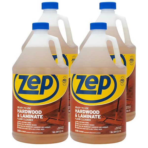 ZEP 1 Gall. Hardwood and Laminate Floor Cleaner (4-Pack) ZUHLF128