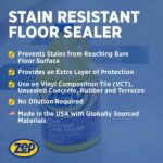 ZEP 128 oz Stain-Resistant Floor Sealer Finish ZUFSLR128