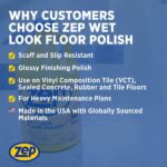 ZEP 128 oz. Wet-Look Floor Polish ZUWLFF128