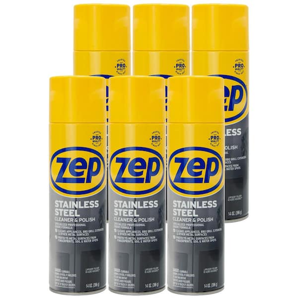 ZEP 14 oz. Stainless Steel Polish (6-Pack) ZUSSTL14