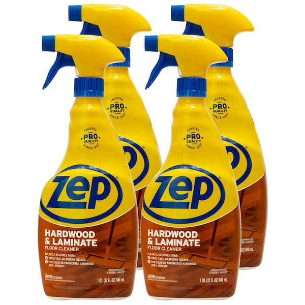 ZEP 32 oz. Hardwood and Laminate Cleaner (Case of 4) ZUHLF324