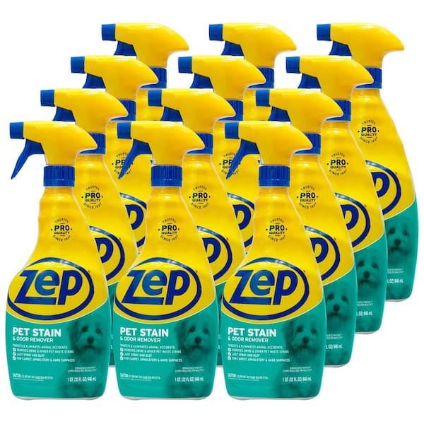 ZEP 32 oz. Pet Stain and Odor Remover (Case of 12) ZUPETODR32