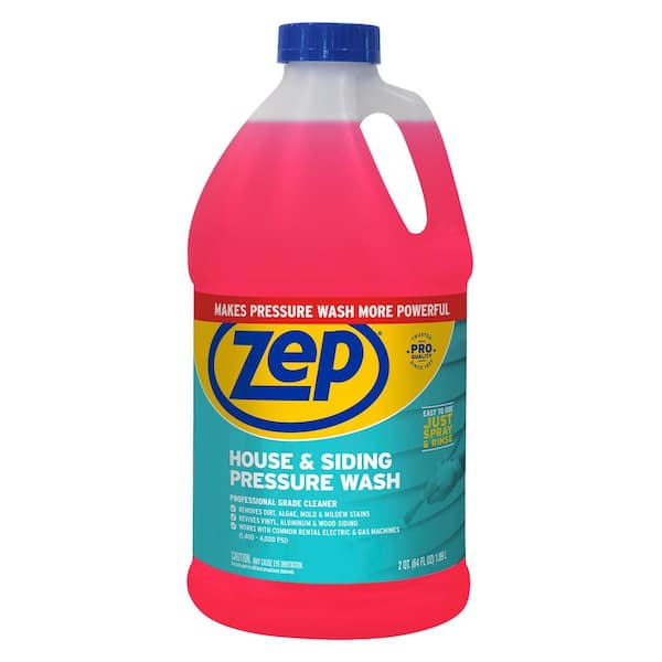 ZEP 64 oz. House and Siding Pressure Wash Concentrate Cleaner ZUVWS64